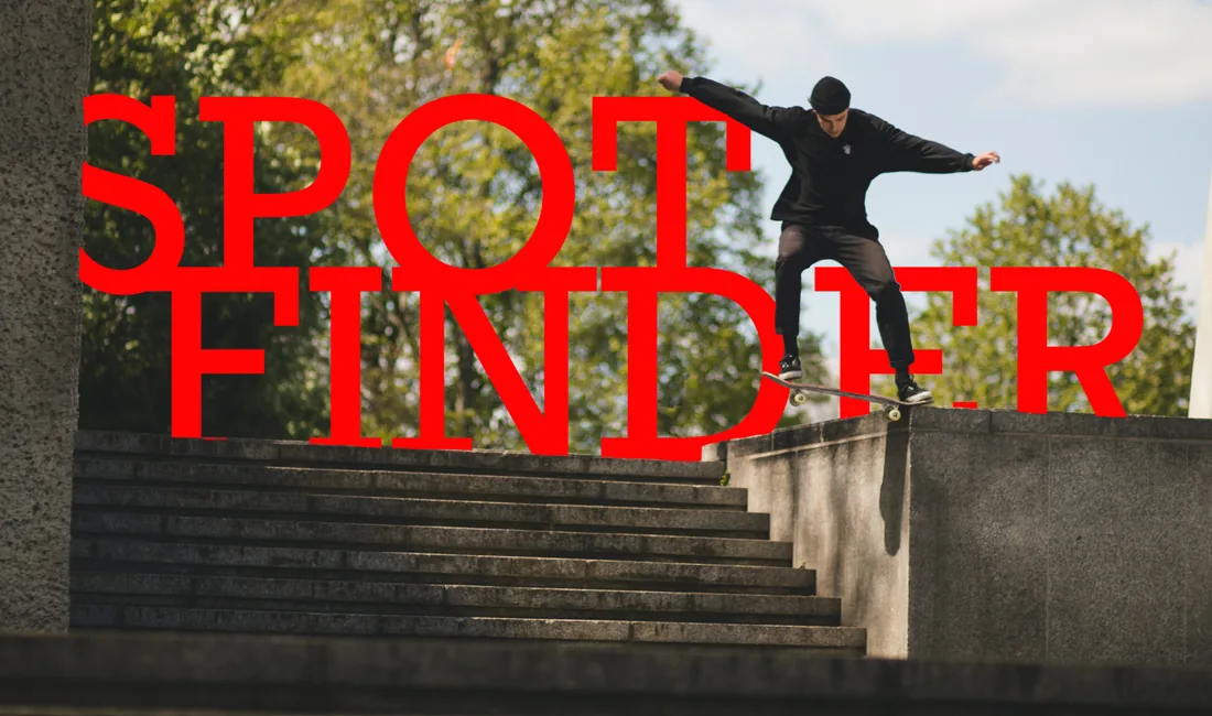 Spot Finder skate spot listing page